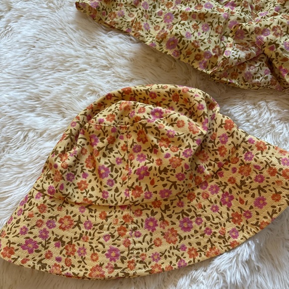 SPELL Floral Maxi Skirt and Lack Of Color Hat Set - Picture 7 of 13